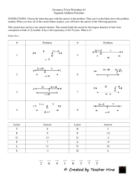 Tell whether the angle appears to be acute Trivial Pursuit Enter For A Chance To Win A Great Trivia Activity For Your Math Students A G In 2021 Free Worksheets For Kids First Grade Math Worksheets Everyday Math