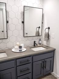 However, this is not the case for double sink designs. Double Sink Bathroom Vanity Makeover Taryn Whiteaker