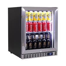Despite being only 15 inches wide, this fridge offers two cooling zones to keep up to 29 bottles of red and white wines at ideal temperatures for serving. Schmick Quiet Running Front Venting Under Bench Glass Door Bar Fridge A Man His Cave
