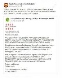 Syamrizal ardiwinata, ence bagus, david chalik. Kursus Kahwin Kl 33 1 Taman Setapak Indah Jalan 3a 6 Kuala Lumpur 2021
