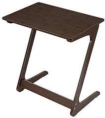 Tv trays are accent pieces that multitask to serve many purposes in your home. Sofa Table Tv Tray Nnewvante Couch Sofa End Table Laptop Desk Bamboo Coffee Table Side Table Snack Tray For Eating Writing Reading Living Room Modern Furniture Large Size 29 53 15 75 Walnut Buy Online