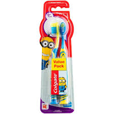 It seemed to get in the right spots and cleaned my teeth . Colgate Minions Kids Toothbrush 6 Years Extra Soft 2 Pack Big W
