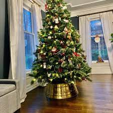 Brass Metal Tree Collar Metal Tree Metal Christmas Tree Tree Collar