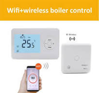RF Wireless Remote Control WiFi Room Thermostat for Combi Boiler Heating