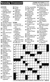 Lincoln nickname is the crossword clue of the shortest answer. Newsday Crossword Puzzle For Aug 30 2019 By Stanley Newman Creators Syndicate