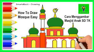 Contoh gambar mewarnai masjid untuk anak sekolah dasar (sd), paud dan tk. Cara Mewarnai Masjid Gambar Masjid Mudah Cara Menggambar Masjid Sederhana Gambar Masjid Anak Tk Youtube