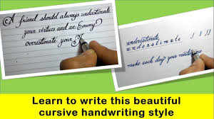 Maybe you would like to learn more about one of these? Beautiful English Handwriting Styles English Neat And Clean Cursive Handwriting Styles 14 Youtube