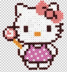 Hello Kitty Hama Bead Cross Stitch Pattern Hello Png