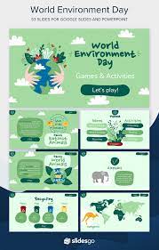 Encourage Children To Take Care Of The Environment With This Interactiv Presentation Design Template Powerpoint Presentation Design Powerpoint Design Templates