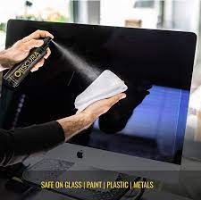 To clean a computer monitor or lcd screen, start by turning off the monitor so you can see the dust and dirt more easily. Buy Screen Cleaner Spray 16oz Kit Perfect For Smartphones Ipads Eyeglasses Tv Screen Cleaner Led Computer Screen Cleaner Laptop Screen Cleaner 2 Microfiber Towels Lens Cloth Made In