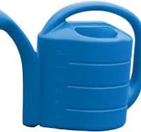 WATERING CAN-DELUXE 2 GALLON- BRIGHT BLUE