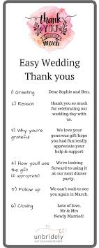 How to write a thank you note change of plans: Wedding Thank You Card Wording Template Unbridely Wedding Thank You Wedding Thank You Cards Wedding Planning