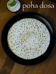 Poha Dosa Recipe Soft Sponge Aval Dosa Recipe Avalakki Dose Recipe Recipe Dosa Recipe Breakfast Recipes Indian Breakfast Recipes Easy