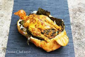 Resep banana toffee, dessert kekinian yang super lezat yang pasti disukai keluarga! Resep Ayam Betutu Bali Salt Crusted And Banana Leaves Wrapped Roasted Balinese Spicy Chicken Dentist Chef