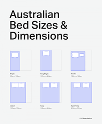 Australian Bed Sizes Mattress Dimensions Chart By