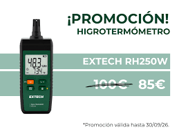 Extech RH250W - Higrotermómetro con conectividad Bluetooth®