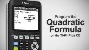 Games to download (this is the best place to get games). Program The Quadratic Formula On The Ti 84 Plus Ce Ti84calcwiz