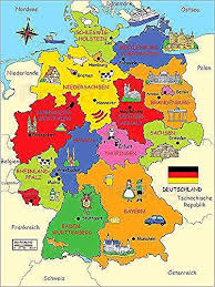 Poster Deutschland Karte In 2020 Germany Map German Map Germany