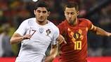 Belgium plays against portugal in a euro game, and soccer fans are looking forward to it. Npdyndeopaeyqm