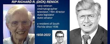 It is with great sadness that we announce the death of Dick Renick, another  of the WTVJ originals. Dick had a great career at the original Channel 4  News and went on