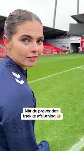 Signe Bruun's Funny Football Training Moment