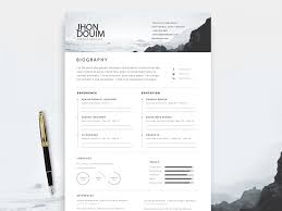 The uniform design means the contents can easily extend into page two (or three, if need be). Free Printable Resume Template Photoshop Resumekraft