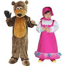 Nello scatolone ci sono tanti vestiti e tanti accessori da principessa da… in compagnia di masha e orso, arreda e decora la loro casa delle bambole preferita. Costume Masha E Orso Regali Per Bambini Festa In Maschera Orso Costumi Di Carnevale