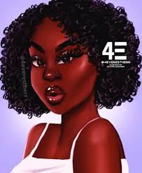 Pin By Hillary Shai On 4everestherr Black Girl Magic Art Black Girl Cartoon Drawings Of Black Girls
