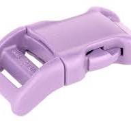 50 - 5/8 inch Lavender YKK Contoured Side Release Plastic Buckle