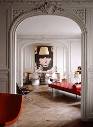 Modern With A Retro Twist The Art You Display Says A Lot About You A Bold Retro Image Can Change A Room Parisian Interior Interior Design House Interior