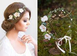 Sweetv bridal headpieces for wedding hair vine opal crystal bridal headband wedding hair accessories brides bridesmaid flower hair pieces 4.7 out of 5 stars 18 $21.99 $ 21. Braut Blumenkranz Haarkranz Hochzeit Haarband Blumen Etsy Wedding Hair Wreath Flower Crown Wedding Flower Hair Accessories