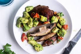 Vegan Portobello Steaks With Avocado Salsa Ruled Me