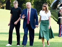 May 19, 2021 · barron's actual height is not officially public but seeing from pictures, he has crossed his. Donald Trump S Son Barron S Heartbreaking Hidden Gesture In Snaps With Mum And Dad Mirror Online