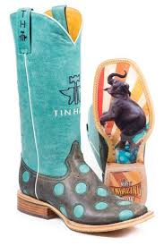 Tin Haul Womens Moley Elephant Cowgirl Boots Headwest