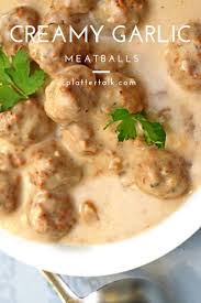 Creamy Garlic Mushroom Meatballs Meatball Dinner Recipes Frozen Meatball Recipes