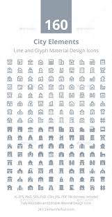 160 City Material Design Icons Icon Design Material Design Icon