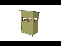 All cottage plans on our website are prepared by the company's experienced specialists in line with existing eu standards and building codes. Free Deer Stand Plans Youtube