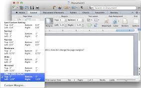 The easiest way to do this is by using the page. Ms Word 2011 For Mac Change The Page Margins