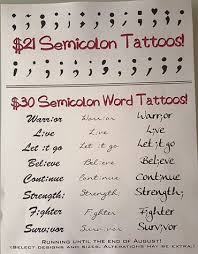 Semicolon Tattoo Ideas Google Search Semicolon Tattoo Word Tattoos Literary Tattoos