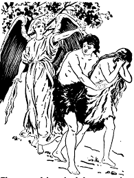 Adam And Eve In The Garden Of Eden Coloring Page Totalserve Adam And Eve Coloring Pages Bible Coloring