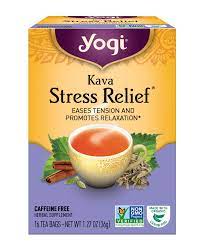 Yogi Tea Organic Kava Stress Relief Herbal Tea Bags 16 Ct Walmart Com