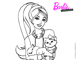 Ghim Tren Dibujos De Barbie Para Colorear