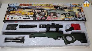 Os rifles de precisão (sniper rifle, em inglês) são as armas que utilizam as balas de sr e são fabricadas para atirar em distâncias longas e, normalmente, usam. New Awm Toy Gun Unboxing Free Fire Pubg Toys Youtube