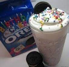 Oreo Birthday Cake Milkshake Oreo Birthday Cake Flavors Oreo Milkshake