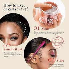 Edge Fixer 24 Hour Maximum Hold Edge Wax No Flaking Biotin B7 Infused Hair  Gel 3.38 US fl.oz (Grape) : Amazon.co.uk: Beauty