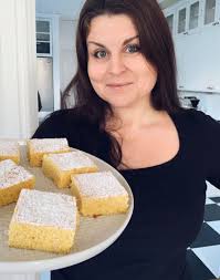 Saffransrutor i långpanna