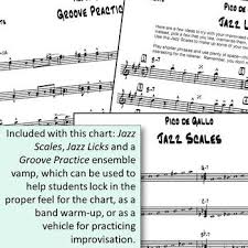 Je05 Pico De Gallo Jazz Band Arrangement