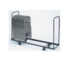 The folding chair rack can be installed in about 15 minutes and only uses 4 screws to mount two brackets to your studs 48 in. New Correll 20x72 Standing Folding Chair Storage Cart