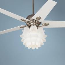 Ceiling fans you ll love wayfair. 52 Casa Optima White Flower Ceiling Fan 11h07 Lamps Plus Ceiling Fan Chandelier White Ceiling Fan Ceiling Fan