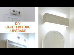 Looking for an easy do it yourself vanity update? Bathroom Lighting Quick Fix To Update A Dated Bathroom Vanity Light Youtube